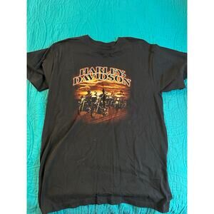 Harley-Davidson Men's Size XL T-Shirt Wabash Valley Terre Haute, IN Black SS